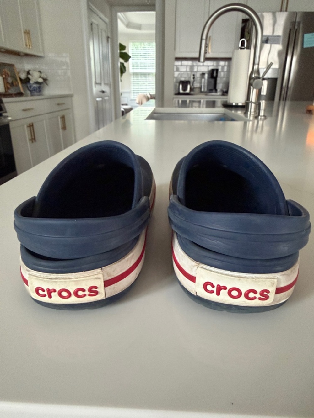 CROCS Kids Navy Blue Clog Sandals with Paw Patrol Charms - Picture 3 of 6